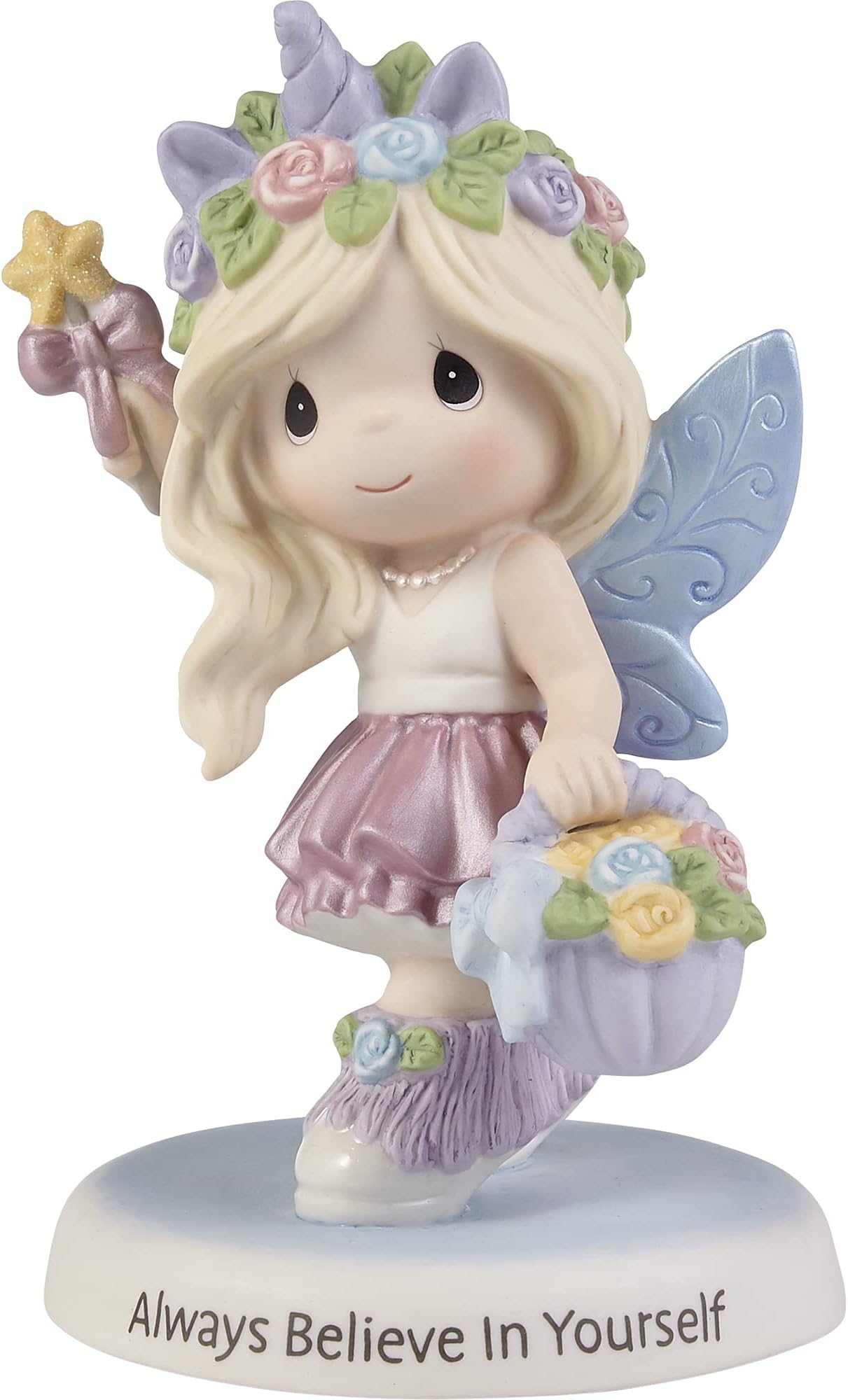 Precious Moments 221047 Always Believe in Yourself Bisque Porcelain Figurine