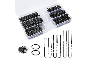 300PCS U SHAPED BBOBBY PINS KIT WITH HIGH-QUALITY HAIR TOOLS
