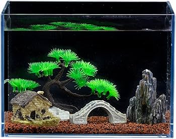 水草水槽スターターセット Amazon | Tirczil 水草 水槽 オブジェ アクアリウム用水草と岩セット