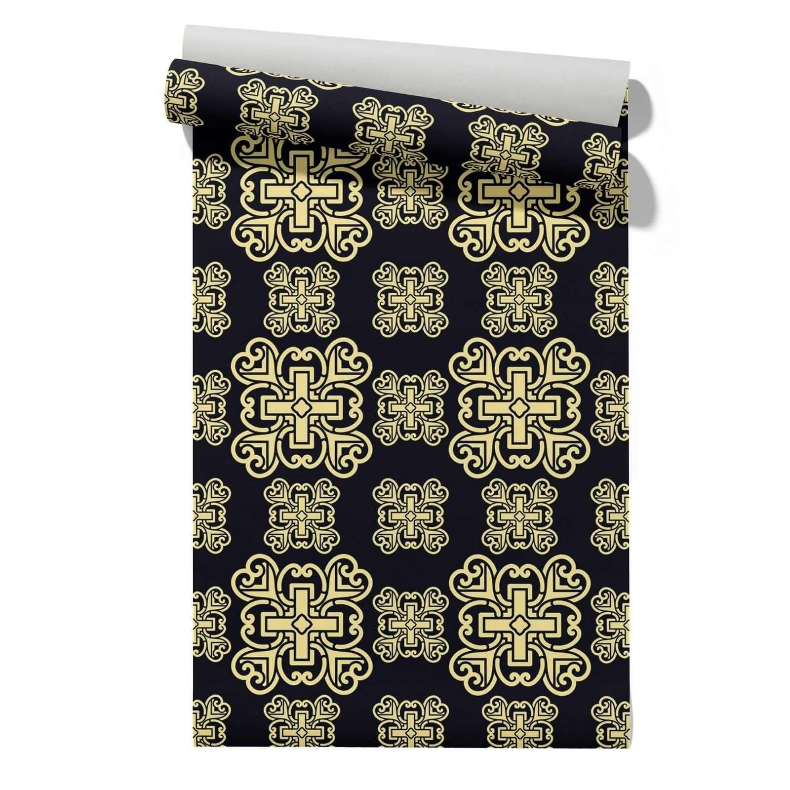 Cevan Style 4 Bedroom Paste The Wall Textured Embossed Wallpaper Roll Wire Covering For Tv On Geometric Textures Retro And Elegant 45X300cm