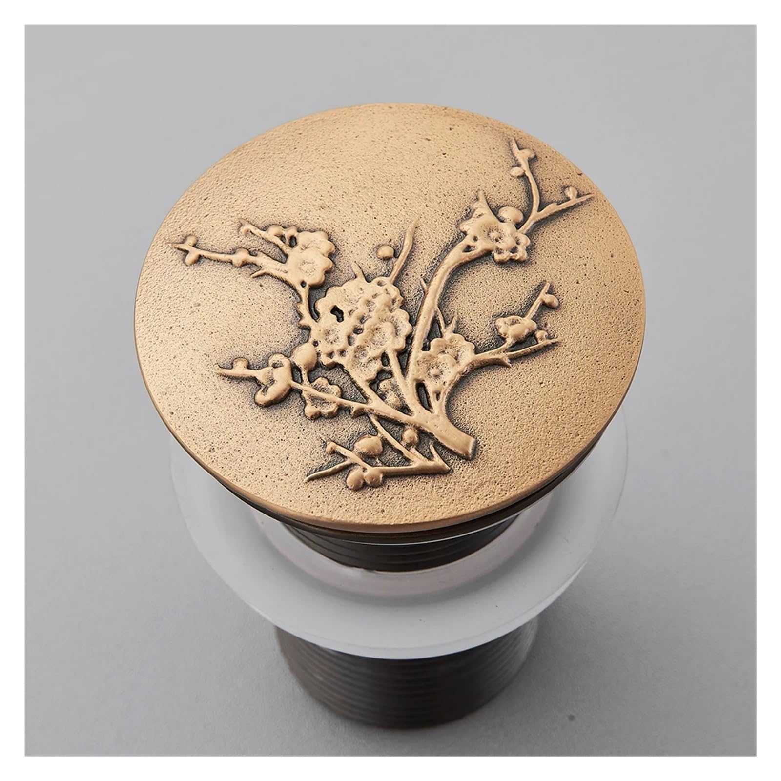 Tappo di scarico per lavandino pop-up, accessorio per rubinetto del bagno, finitura in ottone anticato, struttura in ottone cromato/oro rosa/oro spazzolato, facile da installare, misura universale per