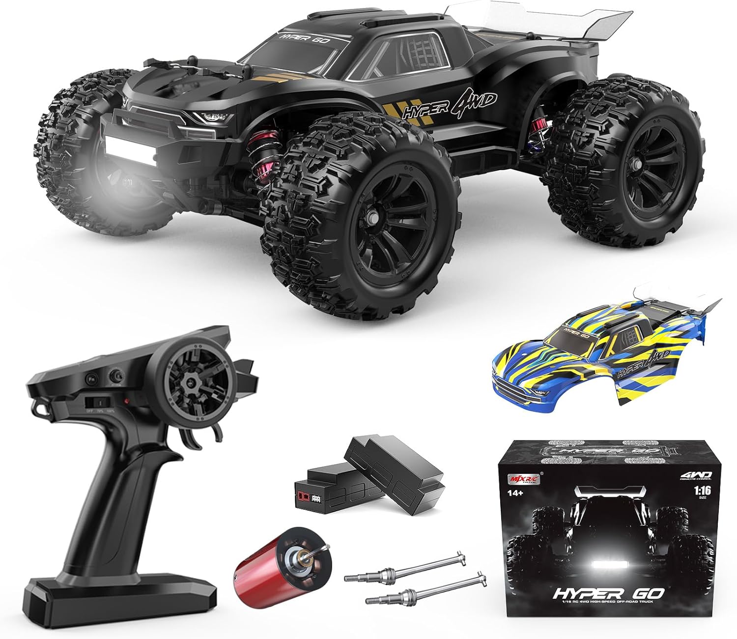 HYPER GO H16BM 1/16 RTR Brushless Fast RC Cars for Adults