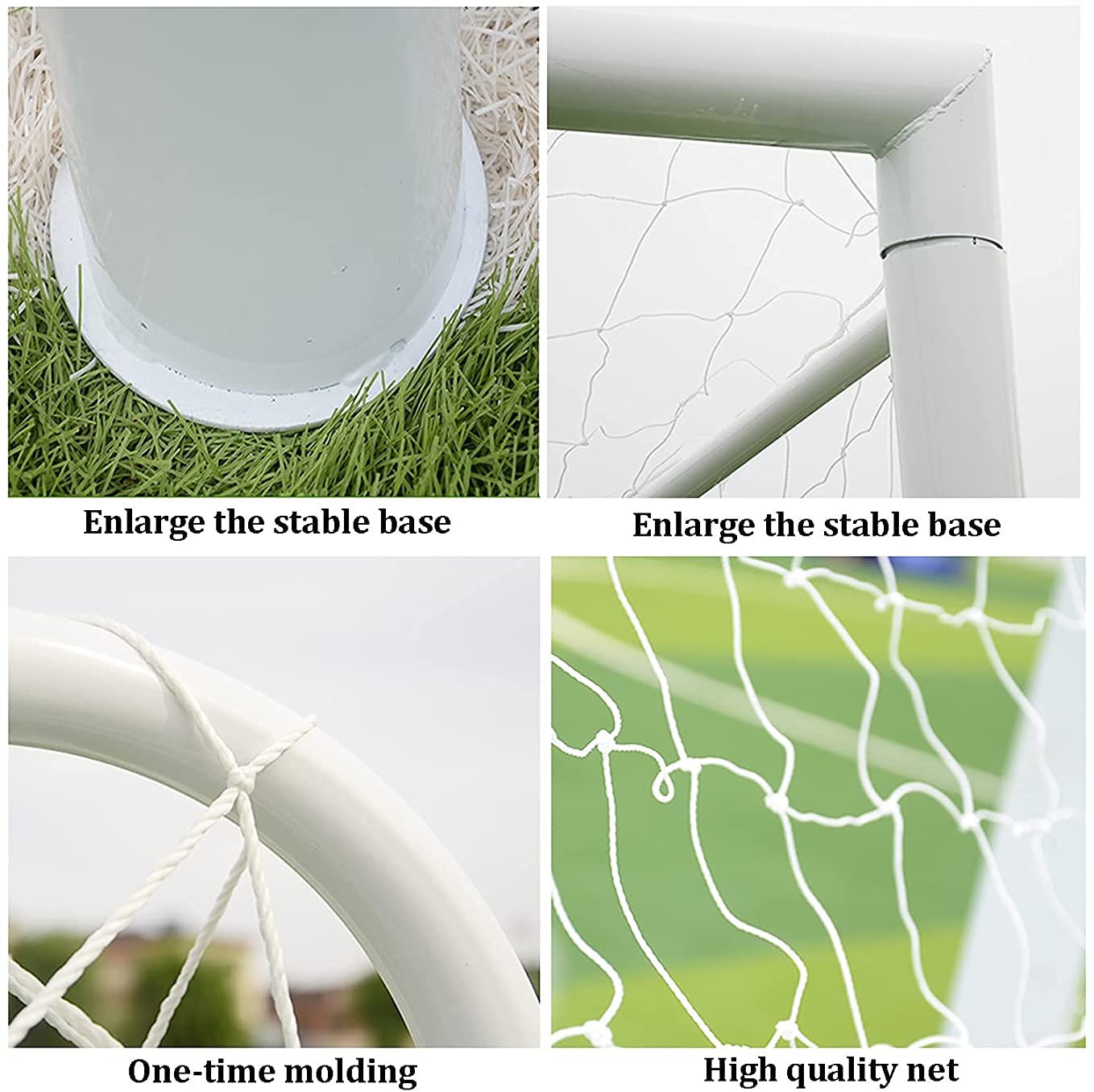 Porta da Calcio per Bambini Cremagliera da allenamento per bambini per giardino di casa Parco giochi per bambini Porta da calcio Porta da calcio in acciaio portatile all'aperto con rete pop-up HSWYJJP