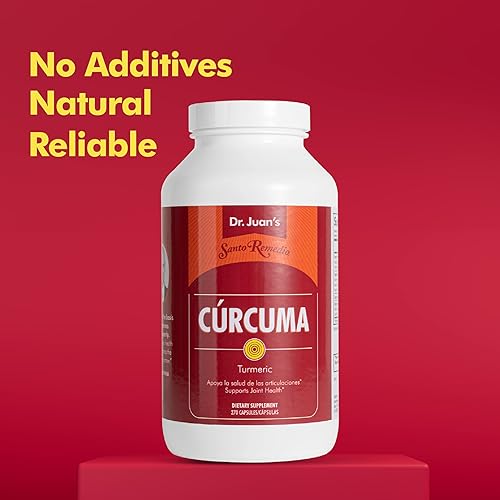 Miniatura 5 de Santo Remedio Cúrcuma, apoya la salud de las articulaciones y la respuesta inflamatoria saludable al ejercicio, sin gluten, vegetariana, sin