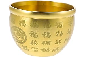 Copper Treasure Basin - 18mm Feng Shui Bowl for Prosperity