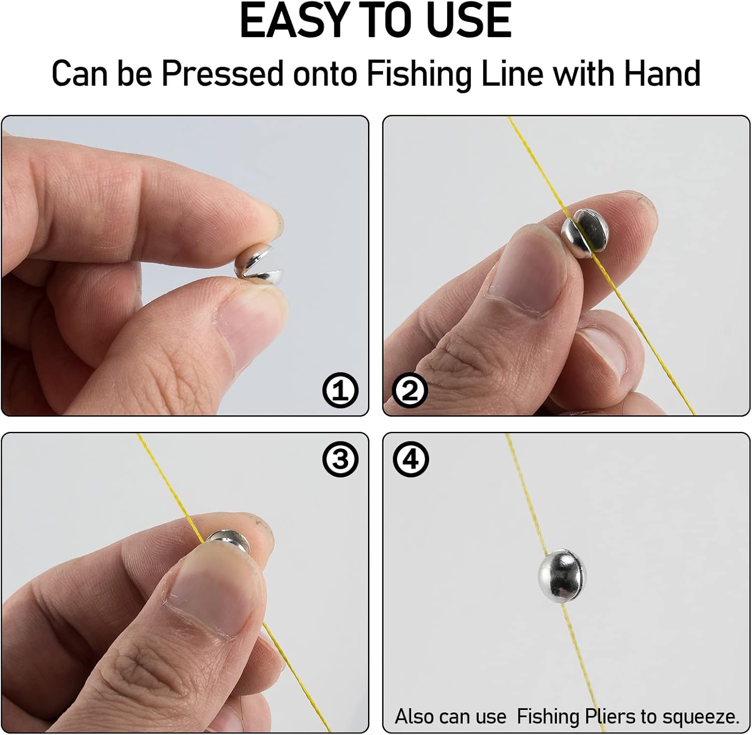 100 Pack Tin Split Shot Sinkers, Non Toxic Bangladesh Ubuy