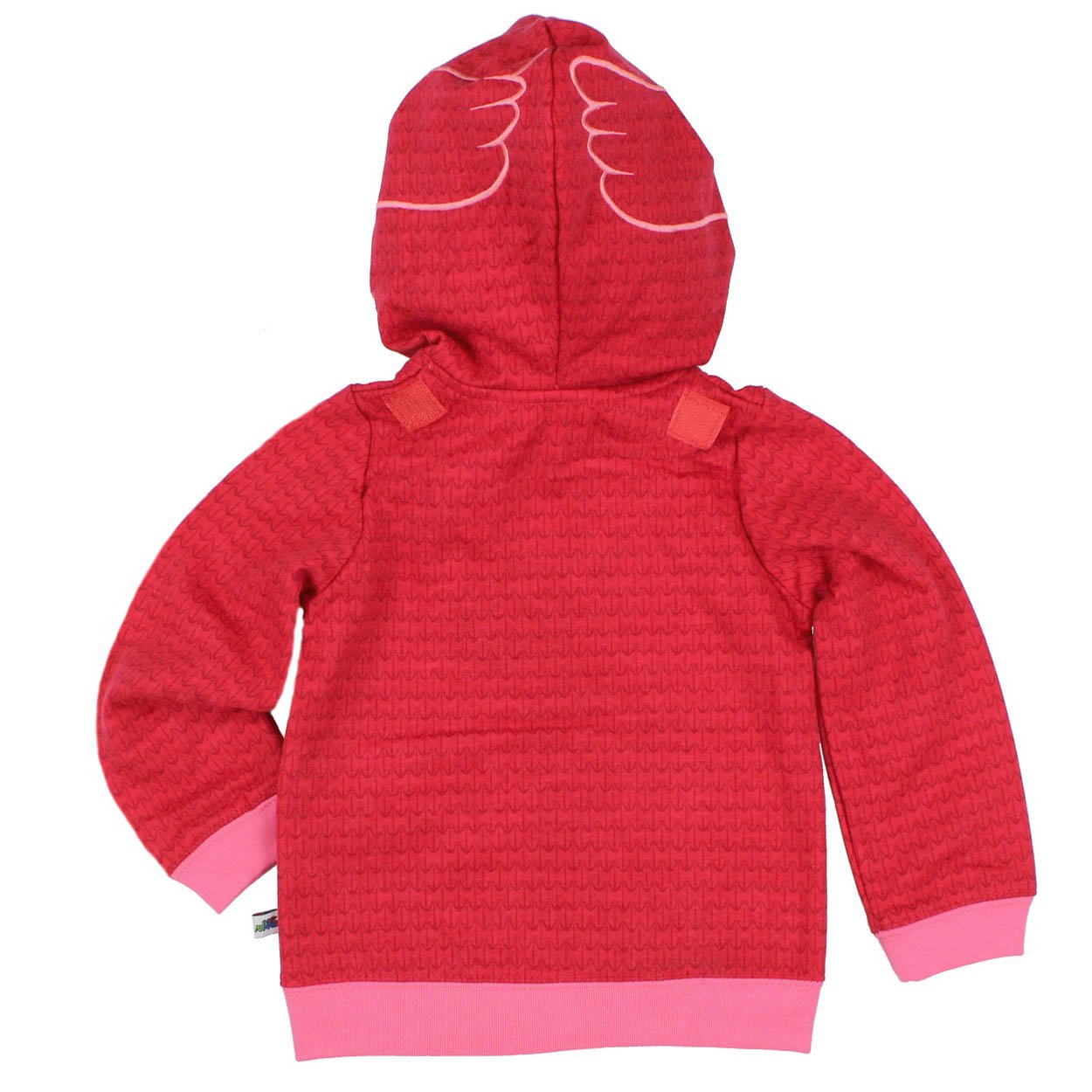 PJ Masks Girls' Toddler Owlette Fleece Zip-Up Hoodie with Mesh Mask & Detachable Cape – Superhero Costume Sweatshirt (Pink, 3T)
