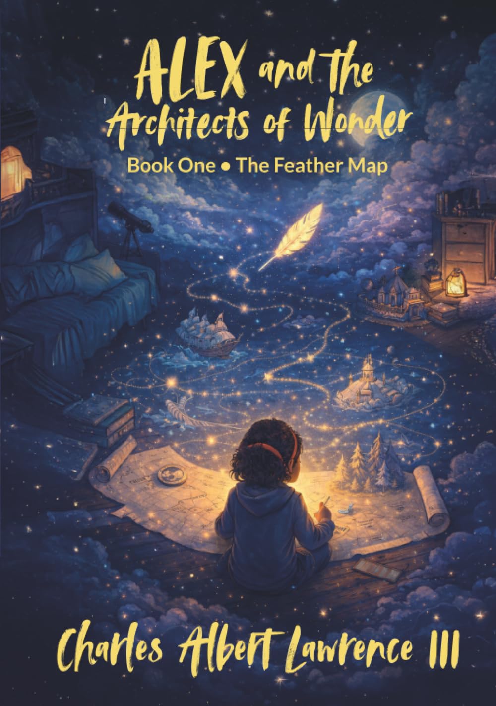 Alex and the Architects of Wonder: Book One — The Feather Map      Hardcover – February 4, 2026