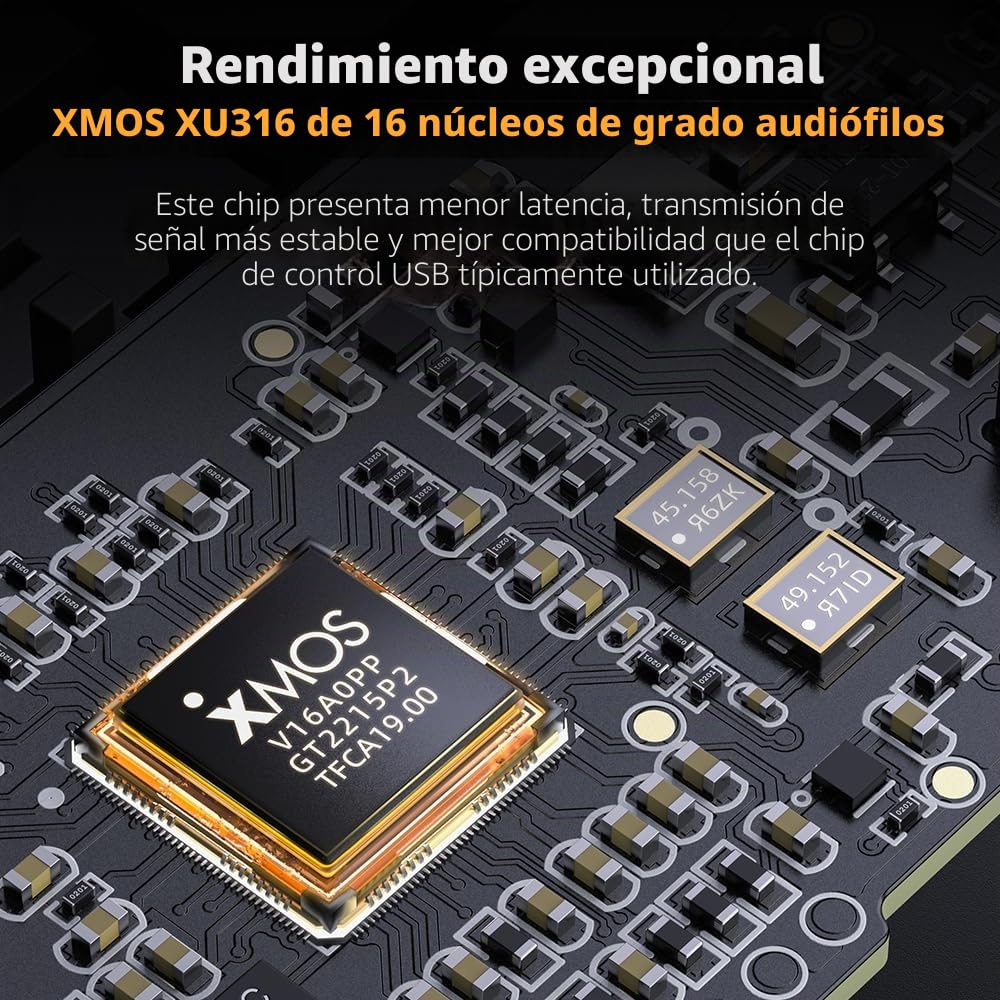 FiiO KA17 Amplificador/DAC Portátil Tipo Dongle Negro