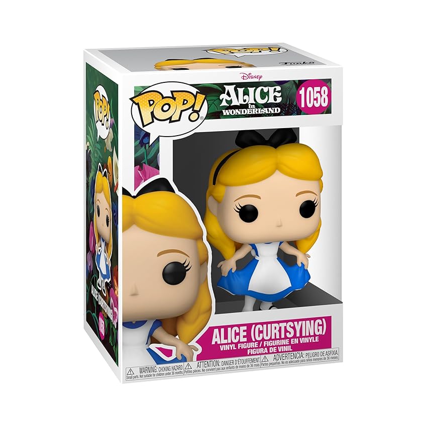 Funko Pop! Disney: Alice 70th– Alice Curtsying - Alice in Wonderland - Figura in Vinile da Collezione - Idea Regalo - Merchandising Ufficiale - Giocattoli per Bambini e Adulti - Movies Fans