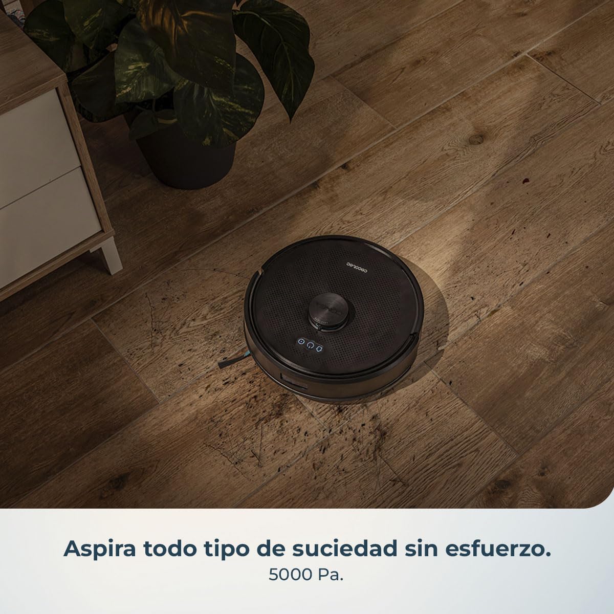 Cecotec Robot Aspirador y Friegasuelos Conga Y50 X-Treme 5000Pa Base Autovaciado 3L Navegación Láser