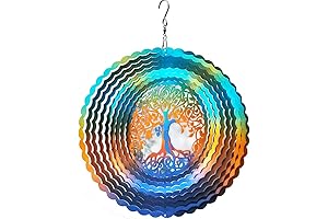 FONMY Wind Spinner, a Stainless Steel Decorative Ornament Maker Spinner for Indoor or Outdoor Embellishment