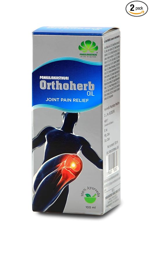 Pankajakasthuri Orthoherb Oil 100Ml Pack Of 2 Ayurvedic