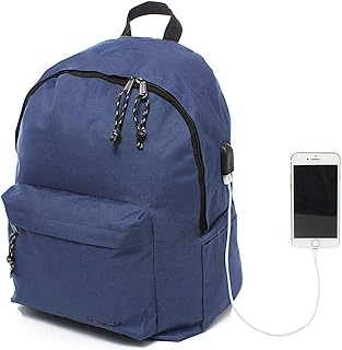Leonardo LEO50883 Zaino scuola Classico con Lucchetto, Imbottito per Tablet, iPad, Computer, MacBook 15
