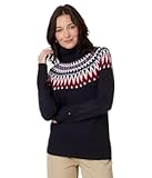 Chevron Fair Isle Turtleneck Sweater