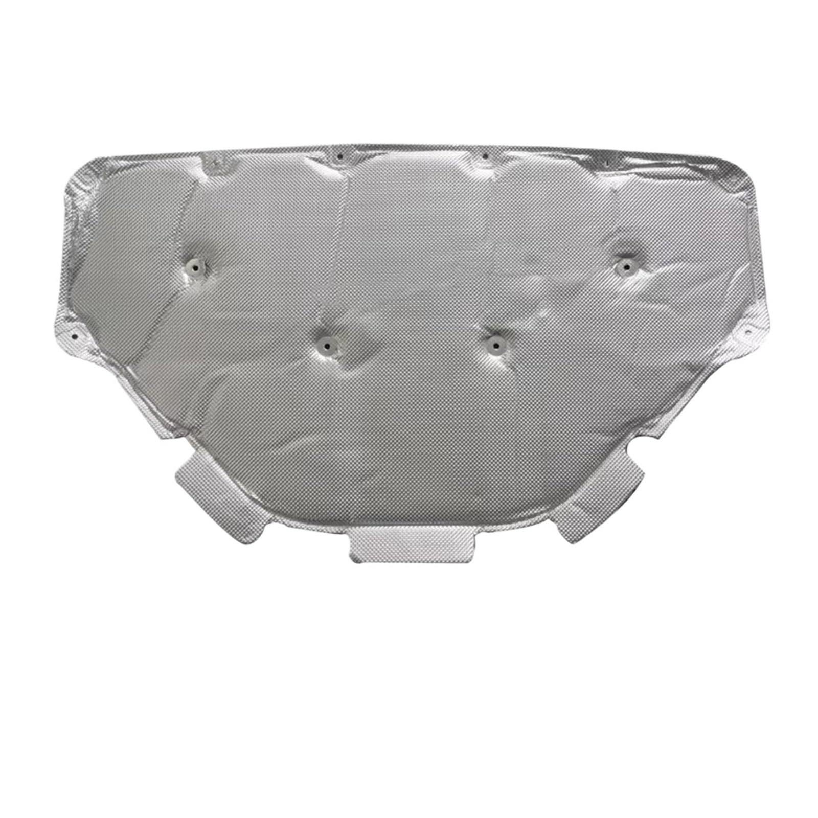 Eshgtuo Silver Car Bonnet Insulation Mat For Bmw For 3 Series For G20 2020~2025 Car Engine Hood Sound Heat Insulation Cotton Pads Engine Insulations Mats(Silver)
