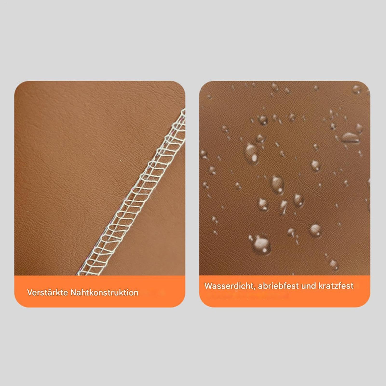 Housse de Pare-brise Anti-Gel et Neige Accessoires Auto Épaissis en Cuir PU