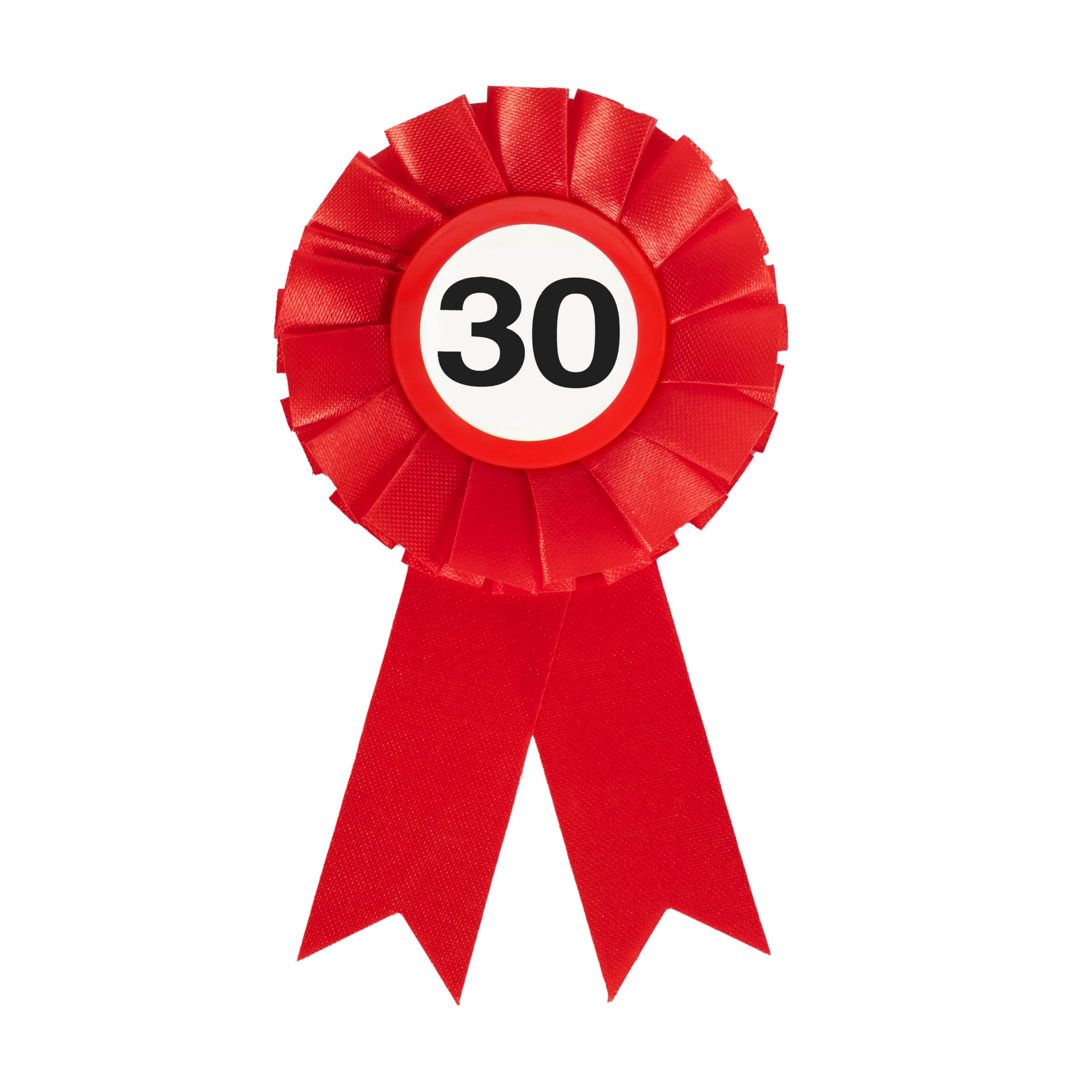 regalo para el 50 cumpleaños – Insignia roja y blanca con diseño de señal de tráfico “50” – Decoraciones originales y divertidas, ideales como regalo para hombre y mujer — view 12