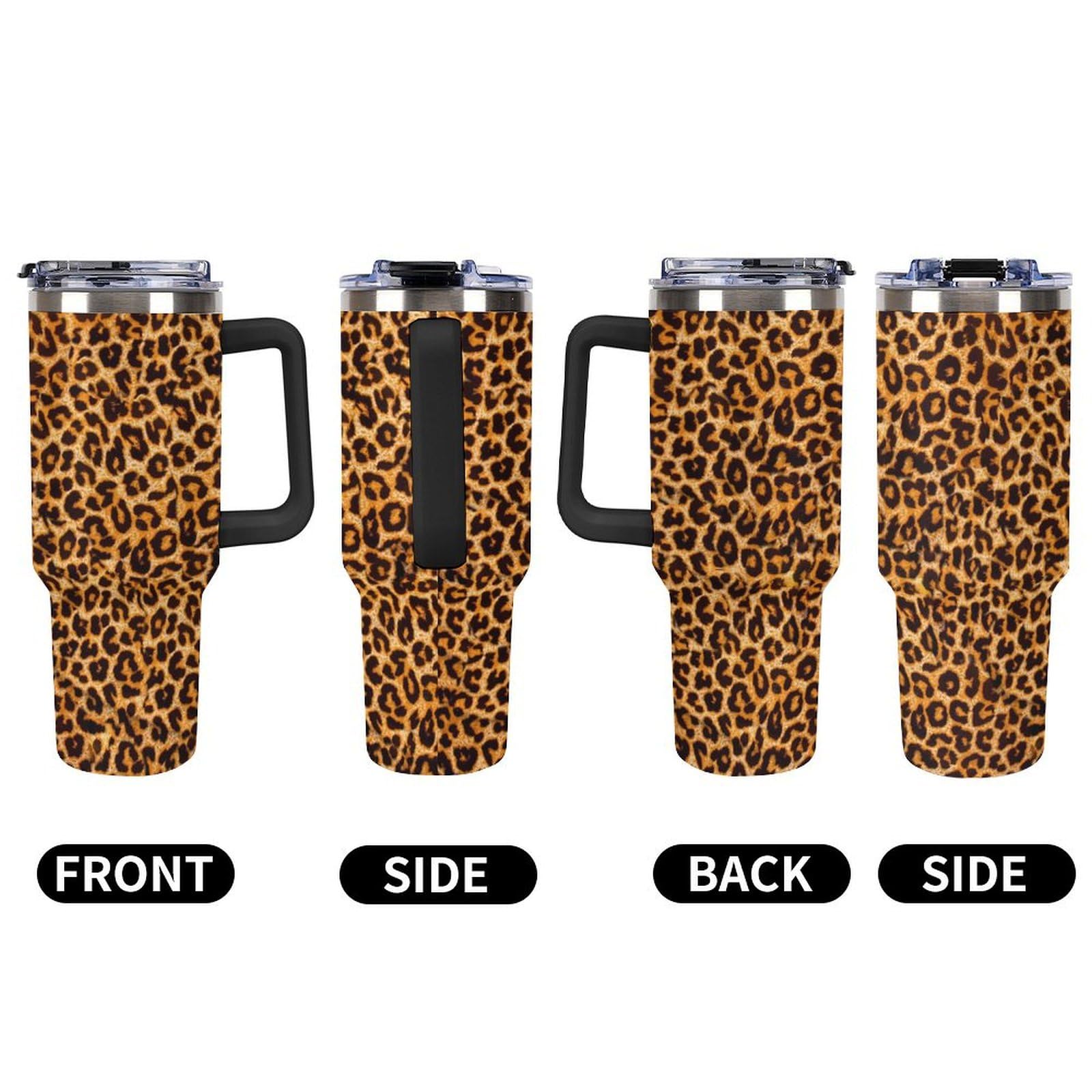 Amazon.co.jp: タンブラー ヒョウ柄 トラ柄 レオパード柄 大容量 保温