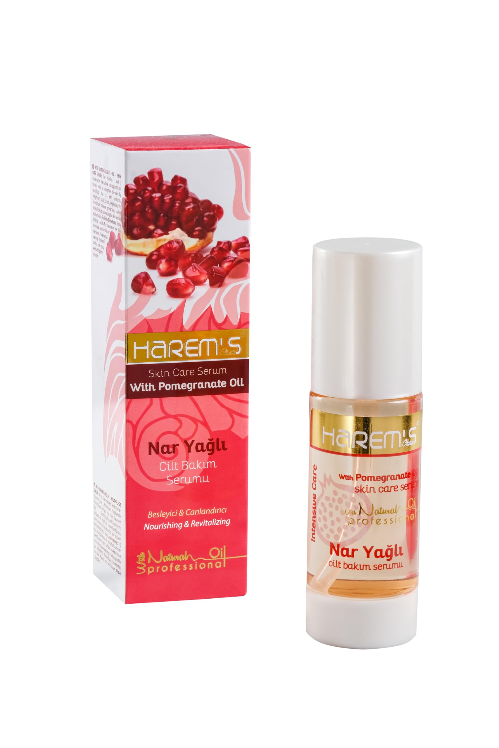 Harems Nar Yağlı Cilt Bakım Serumu (100 ml)
