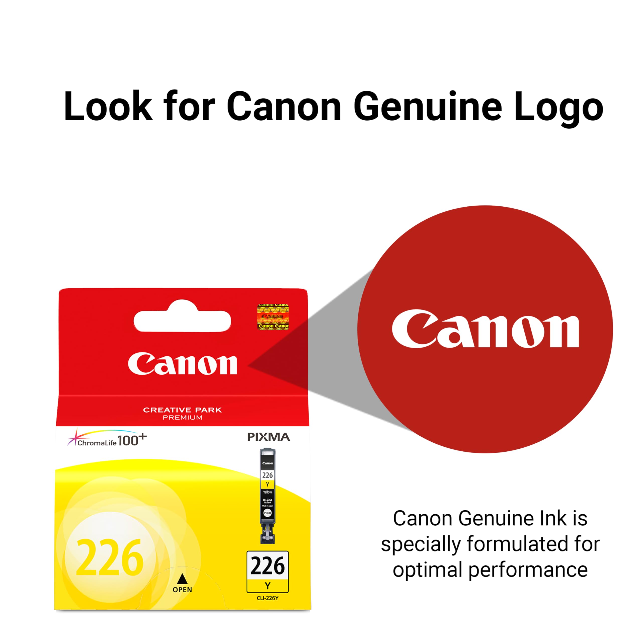 (5) Yellow Ink Cartridges - Compatible With Canon CLI-226Y For MG5320 IP4820 IP4920 IX6520