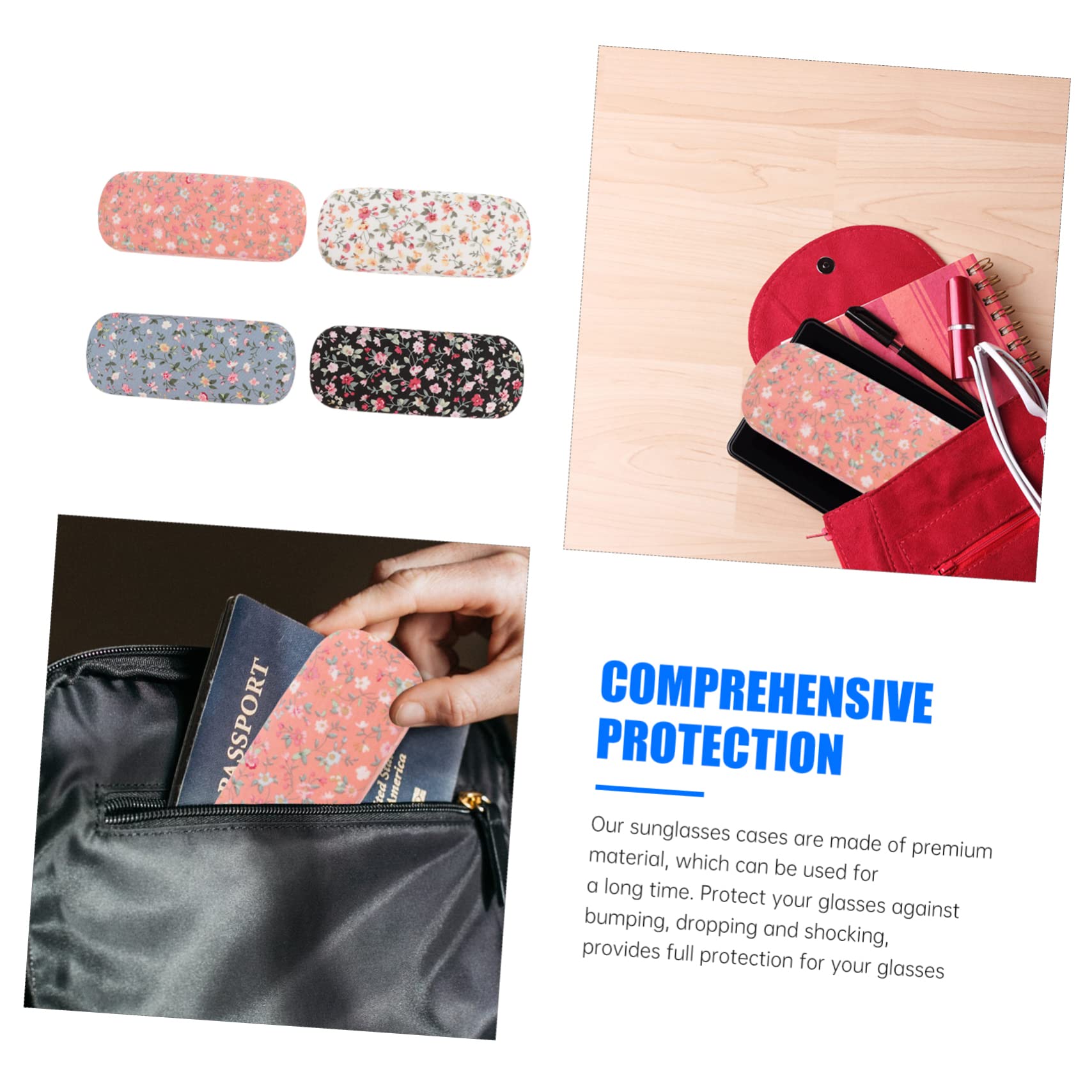 GALPADA 1satz Teiliges Aus Kreativen Aufbewahrungsboxen Für Brillen Blumenthema Stabiler Eyeglass Protector Für Sonnenbrillen Und Lesebrillen Tragbar Und Kompakt Für Unterwegs