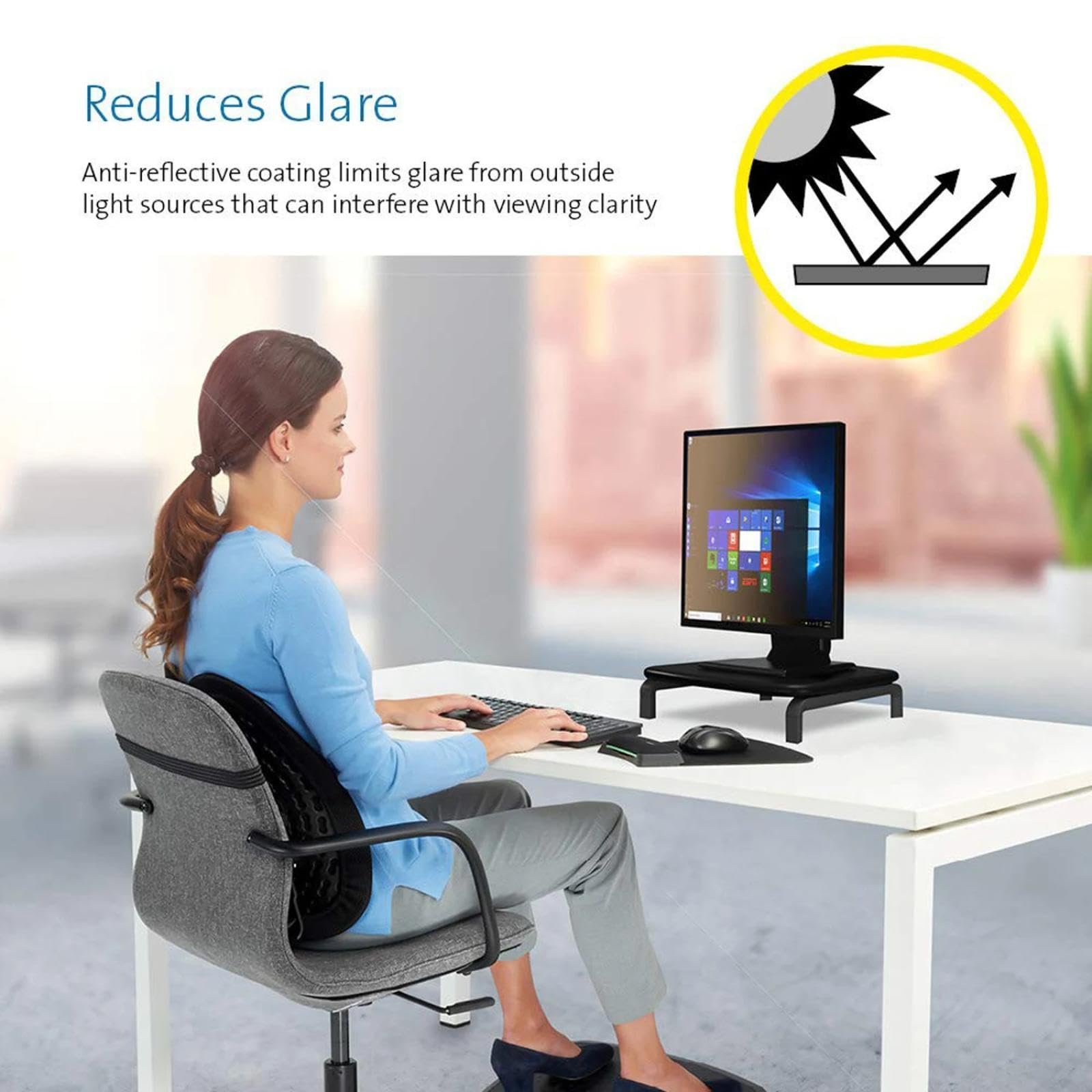 Blendfreie Laptop-Sichtschutzfolie für 11,6-27 Zoll Computer-Monitore, doppelseitig, 2 Stück