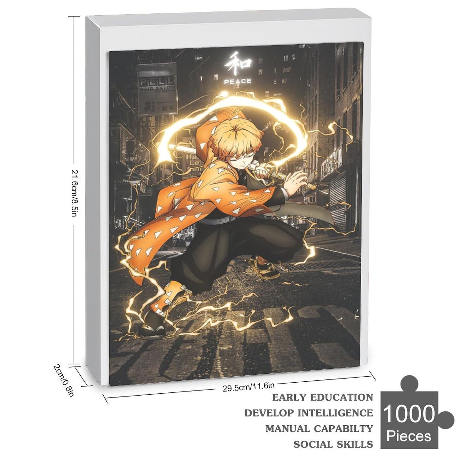 Amazon.co.jp: 鬼滅の刃 ジグソーパズル 1000 PCS GMZR896-我妻善逸 あ