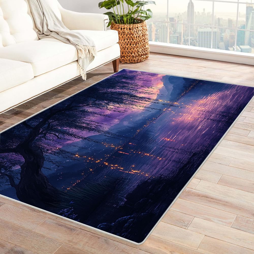 Tapis motif dessin animé 3D pour transformer votre intérieur en un havre mystérieux