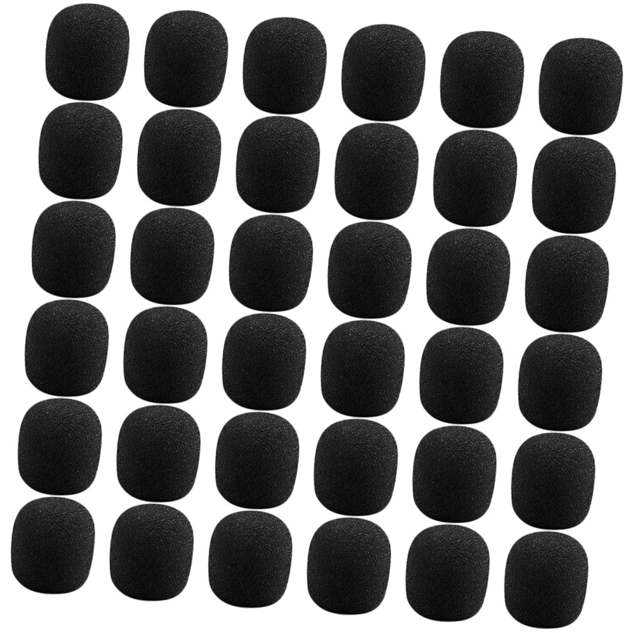 Holibanna 50Pcs Microphone Sponge Covers Portable Mic Protection for Ktv Stage Interviews Soft Elastic Compact Windshield for Enhanced Voice Clarity for Various Occasions