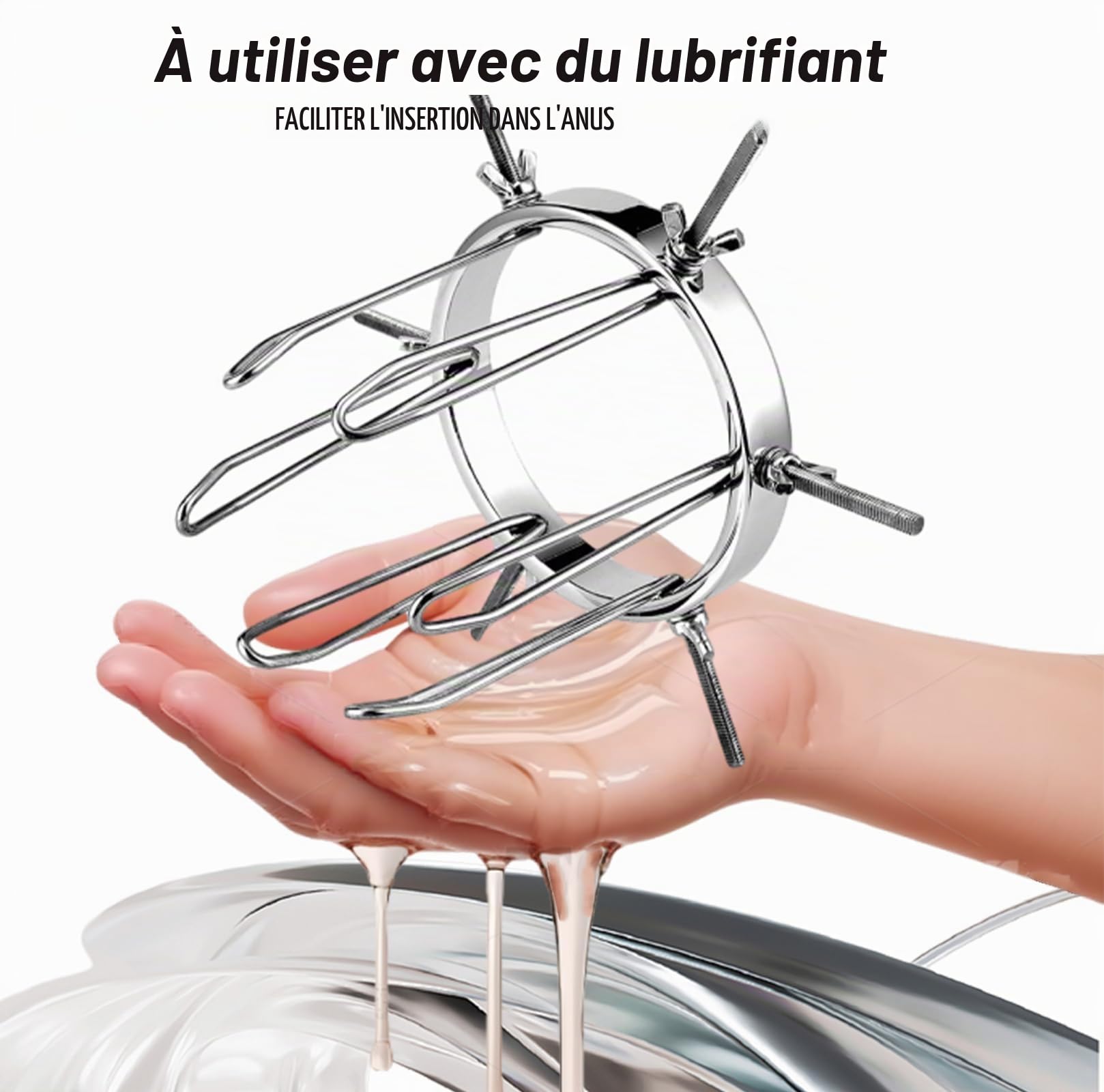 écarteur anal écarteur de lèvres écarteur anal en métal spéculum anal dilatation anale dilatateurs de spéculum fisting BDSM jouet anal SM tunnel plug pour femmes hommes couples