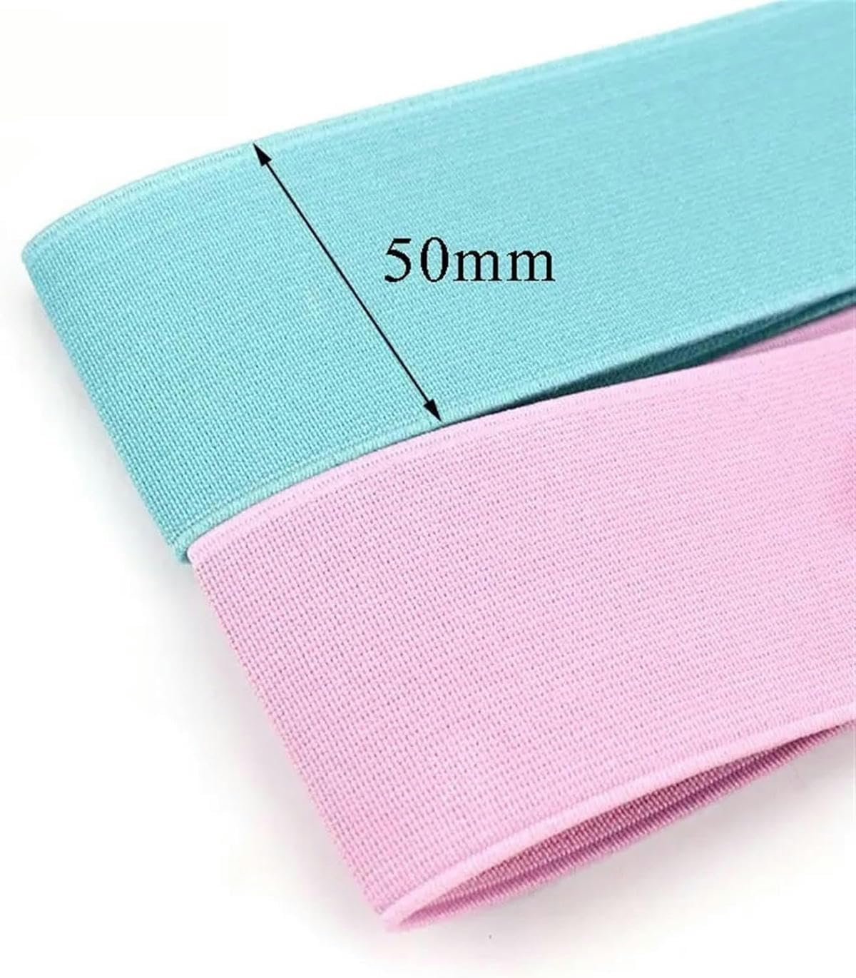 Bande Élastique Colorée 2m X 10cm - Sangle Caoutchouc Souple Pour Couture, DIY, Vêtements - Multicolore