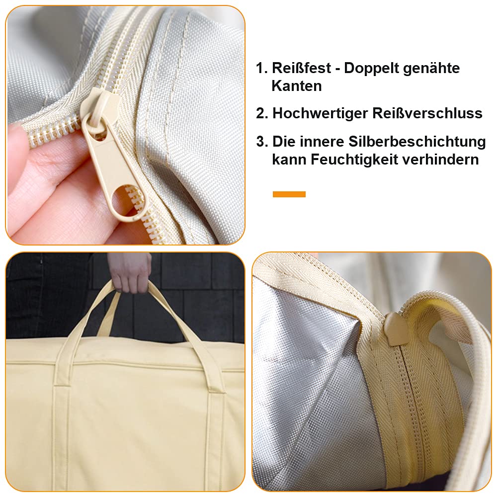 Borsa Impermeabile Per Cuscini Da Giardino CHEYLIZI - 420D Oxford, 152x71x51 Cm, Beige - Foto 8