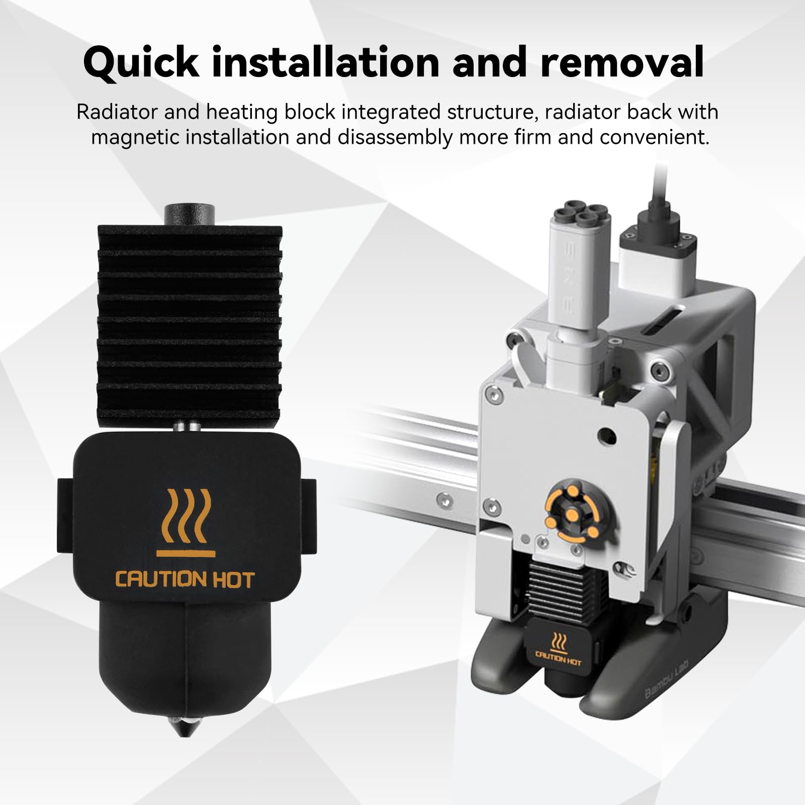 E3D High Flow ObXidian® HotEnd For Bambu Lab X1/P1 Series
