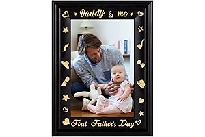 WaaHome Daddy and Me First Father's Day Picture Frame: Cherish Unforgettable Moments