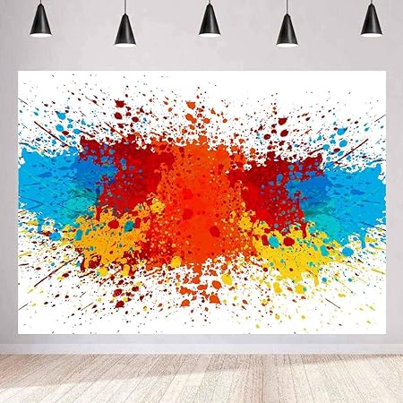Amazon Com Paint Backgound For Painting Art Party Abstract Paint Splatter Photography Background Meetsioy Paint Party Backdrop Themed Party Decor Banners 7x5ft Lxmt894 Electronics