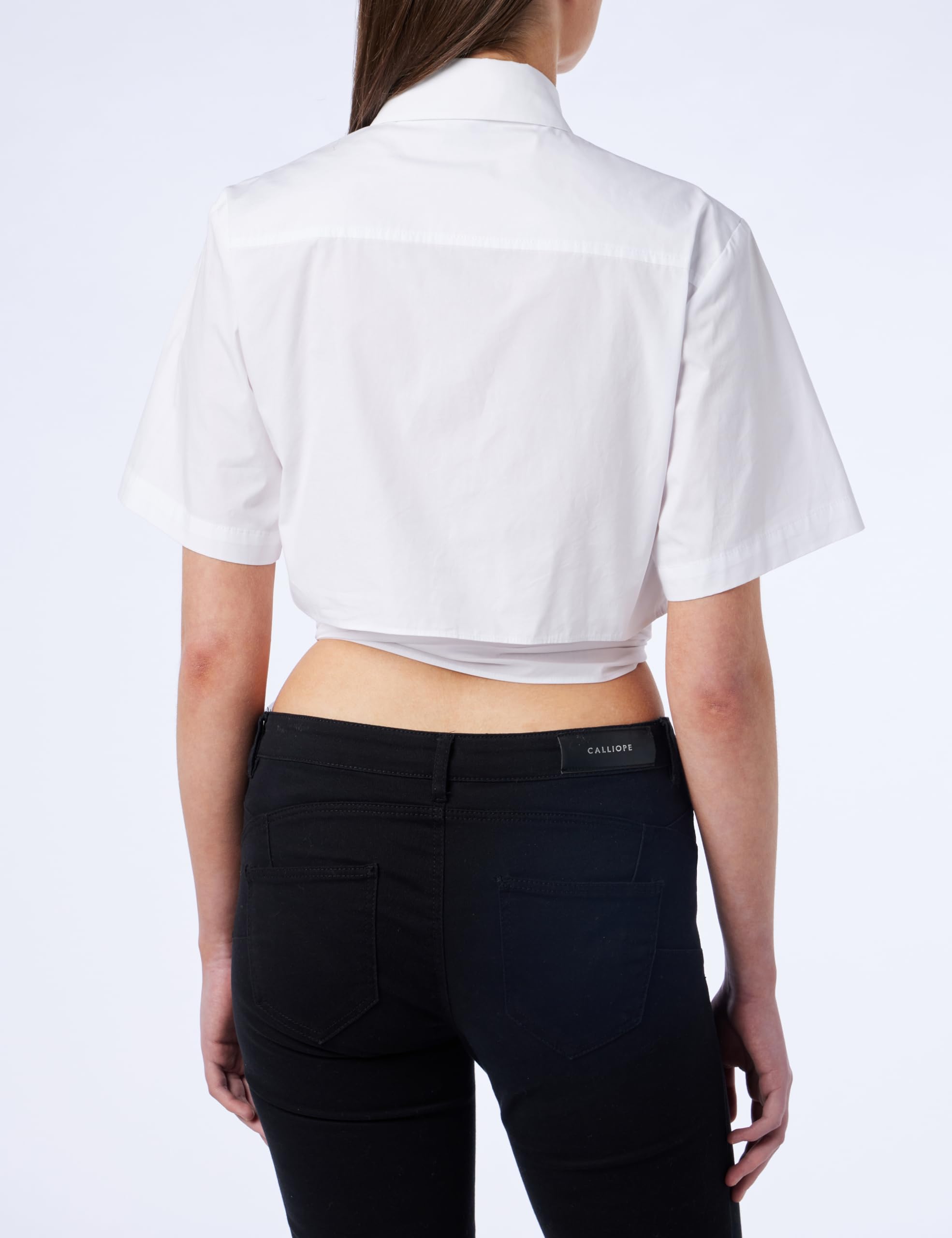 Pinko Damen Cimmeri, Popeline-Hemd aus Baumwolle Bluse