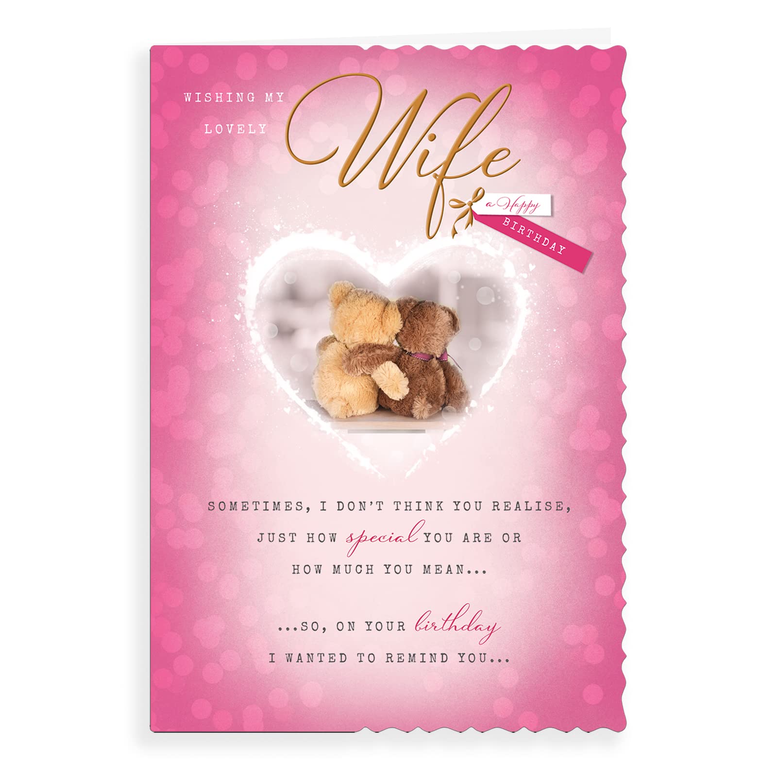 Birthday Card Wife - 9 x 6 inches - Avant Garde Studios