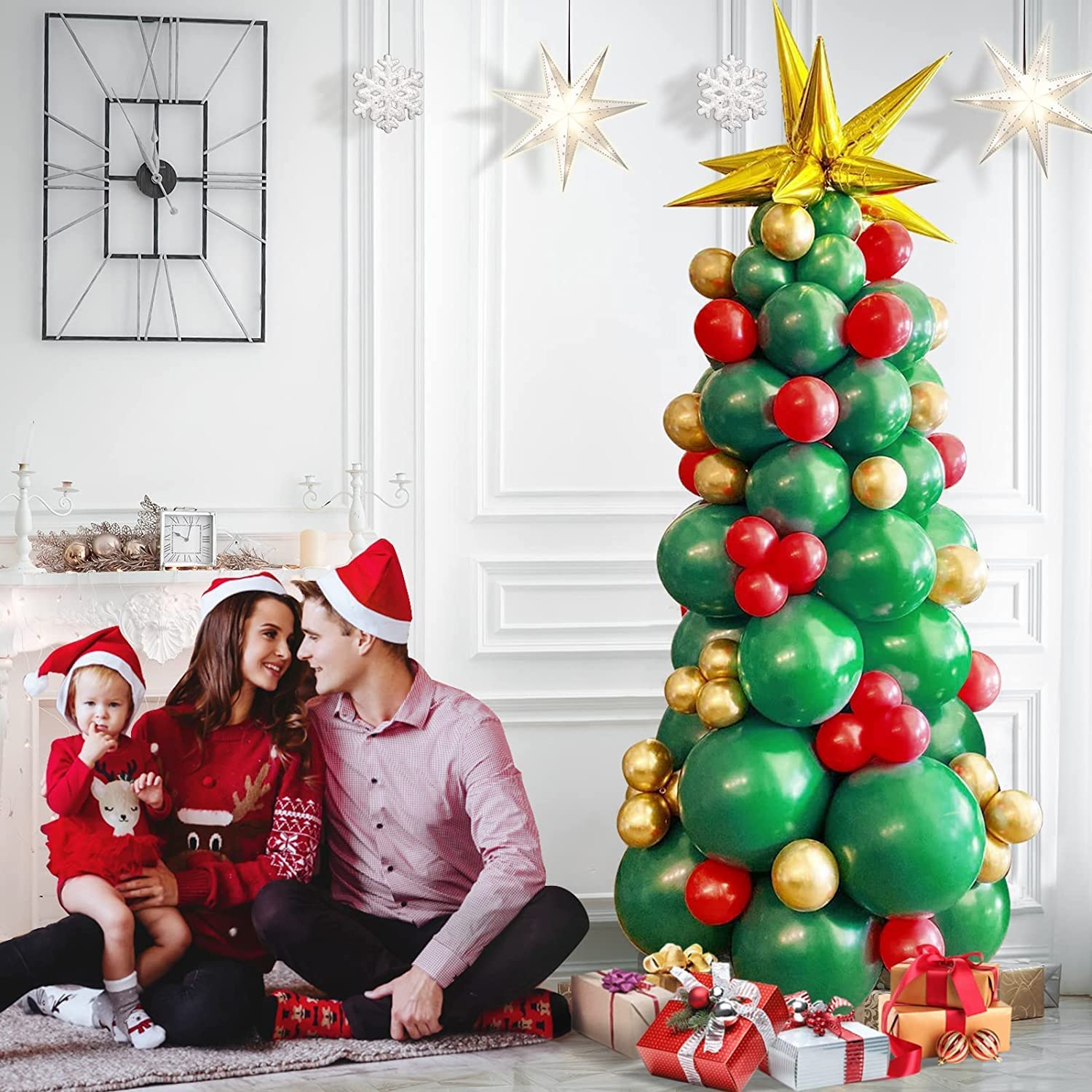 クリスマス バルーン グリーン Amazon.co.jp: クリスマスバルーン ガーランド アーチキット
