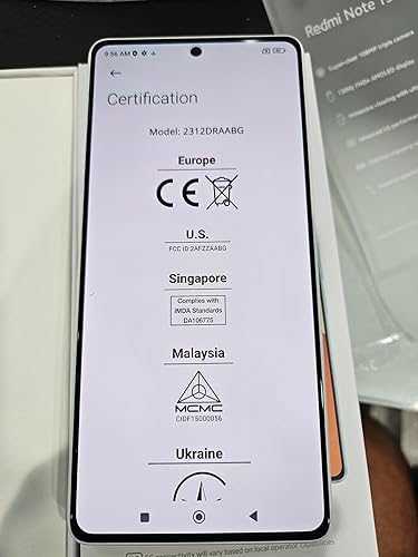 Xiaomi Redmi Note 13 5G + 4G LTE (256 GB + 8 GB) 6.67 pulgadas, 108 MP Triple (Tmobile Mint Tello & Global) Bandas globales desbloqueadas + (paquete