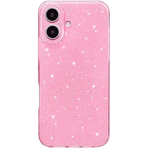 Hython Case for iPhone 16 Case Glitter Cute Sparkly Shiny Bling Sparkle Phone Cases 6.1