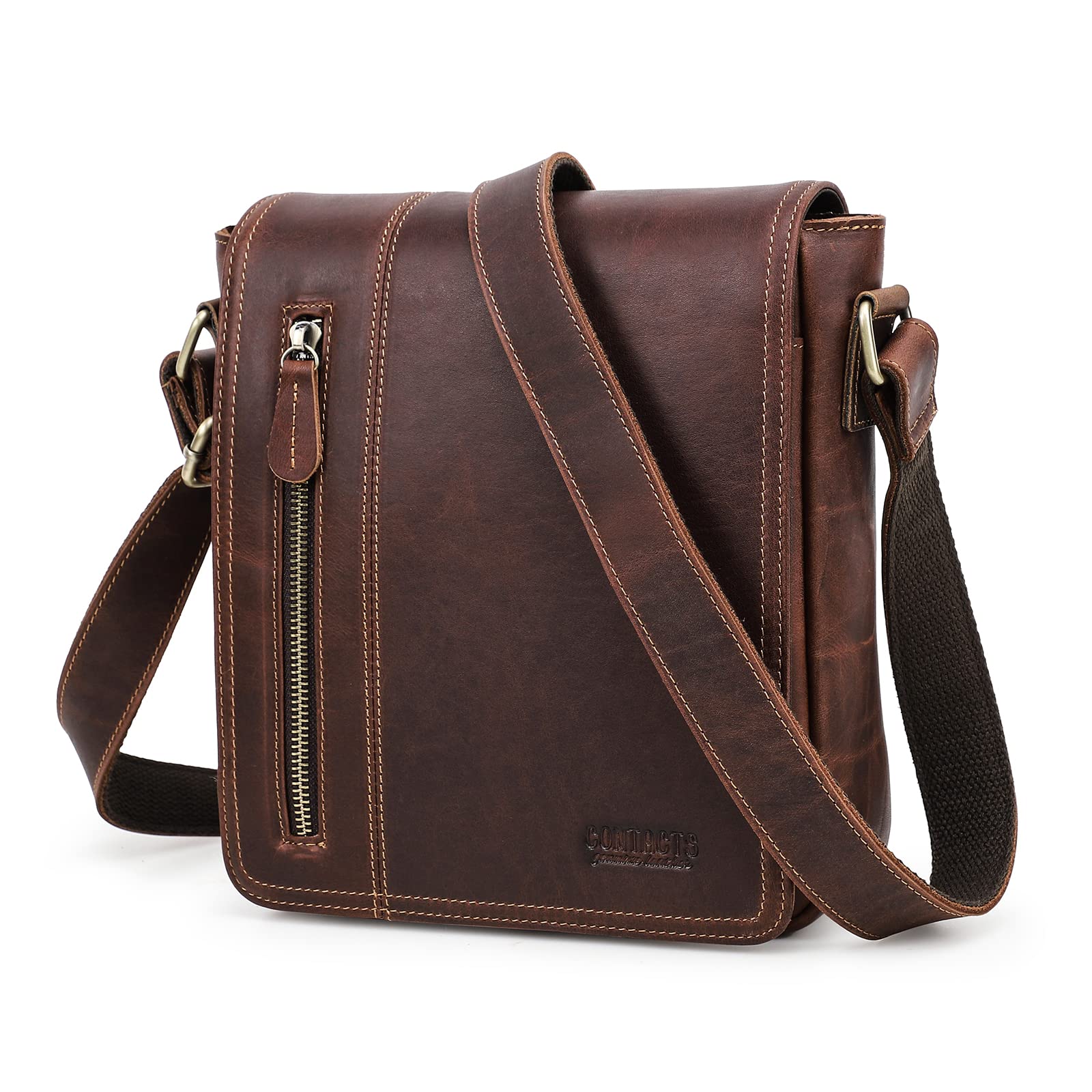 Luxe Leren Schoudertas Crossbodytas voor Heren en Dames - Fana Bags