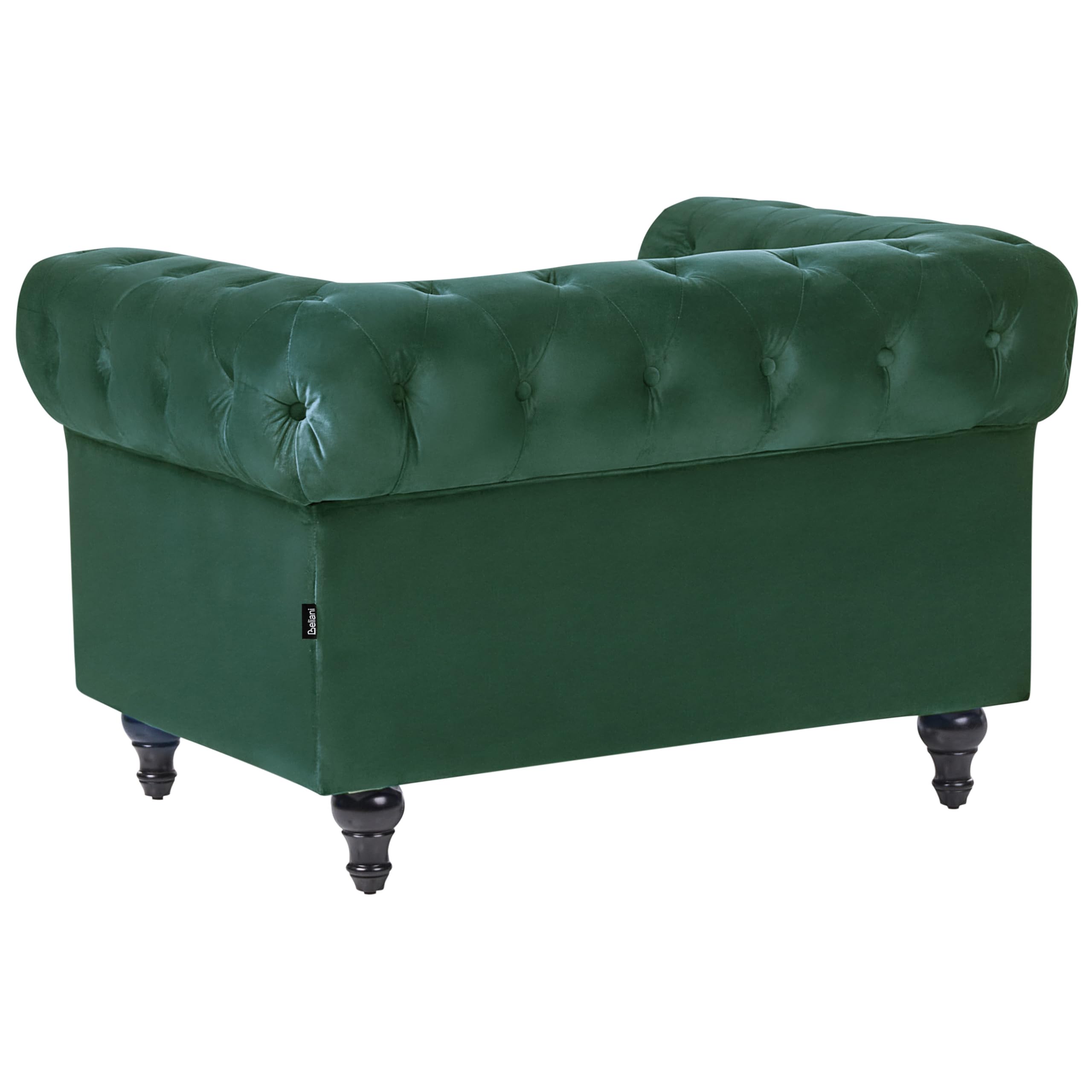 Wohnzimmer Set Sofa Sessel Samtstoff englischer Stil grün Chesterfield