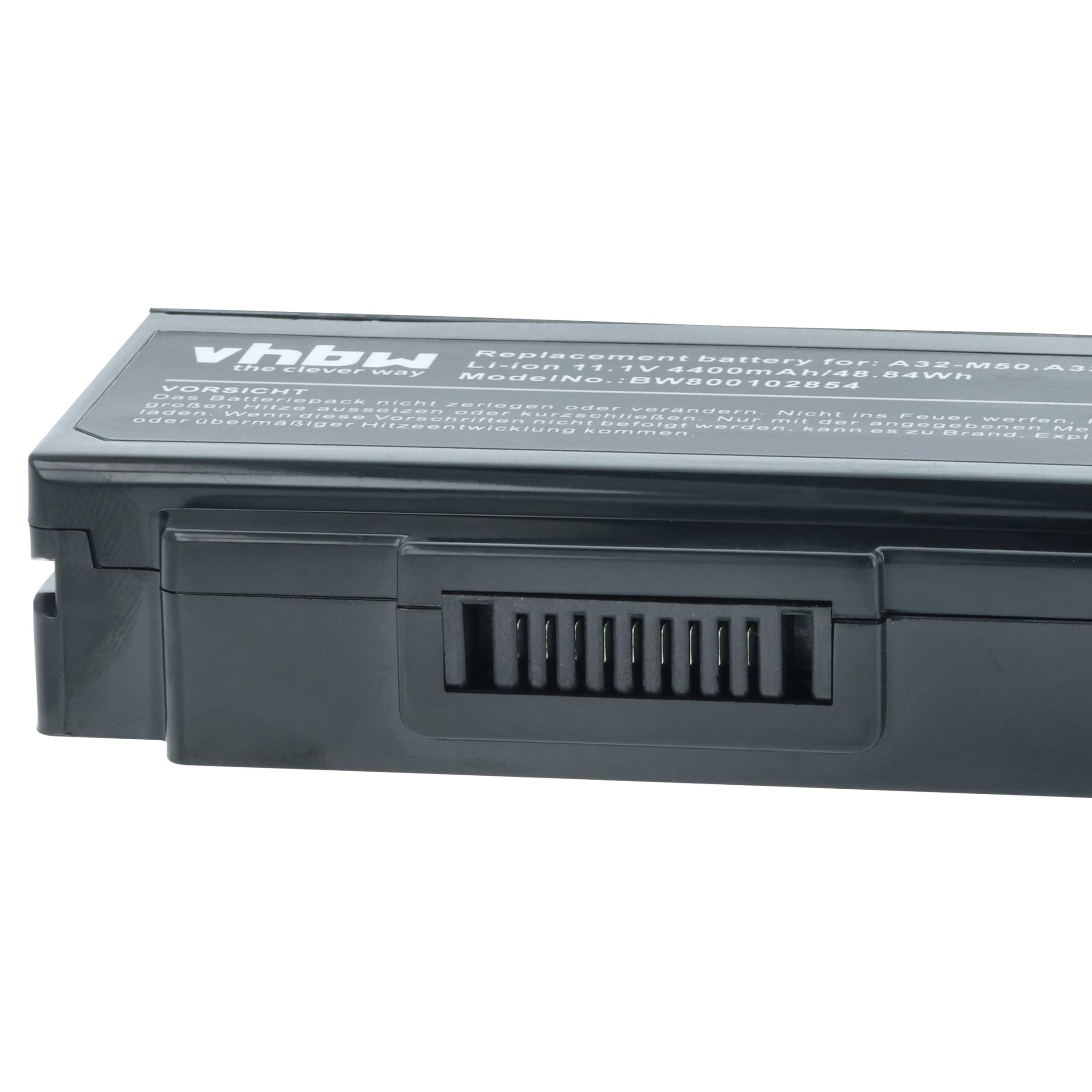 Vhbw Akku Für Asus N61J, N53J Serie – 4400 MAh, 11,1 V, Li-Ion, Kompatibler Notebook-Akku