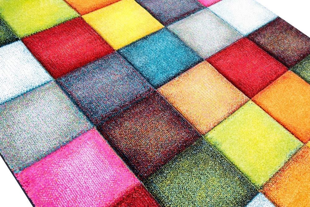 Teppich Patchwork Teppich Multicolour In Grün Rot Türkis Gelb Bunt Teppichhome24 Rechteckig S0j450vw