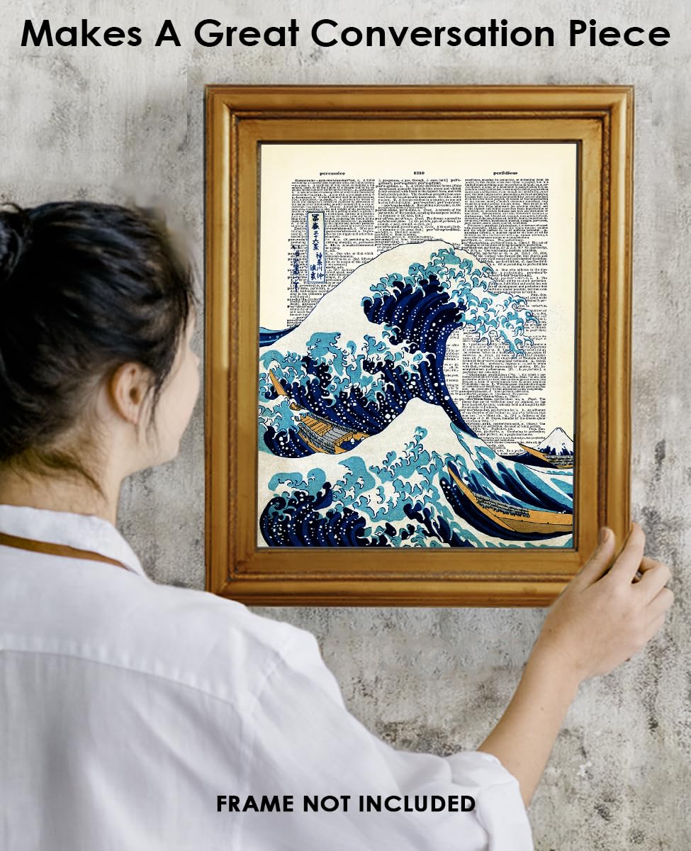 絵画 85cm x 73 cm Japandi Landscape Canvas Print, Horizontal Framed Wall Art