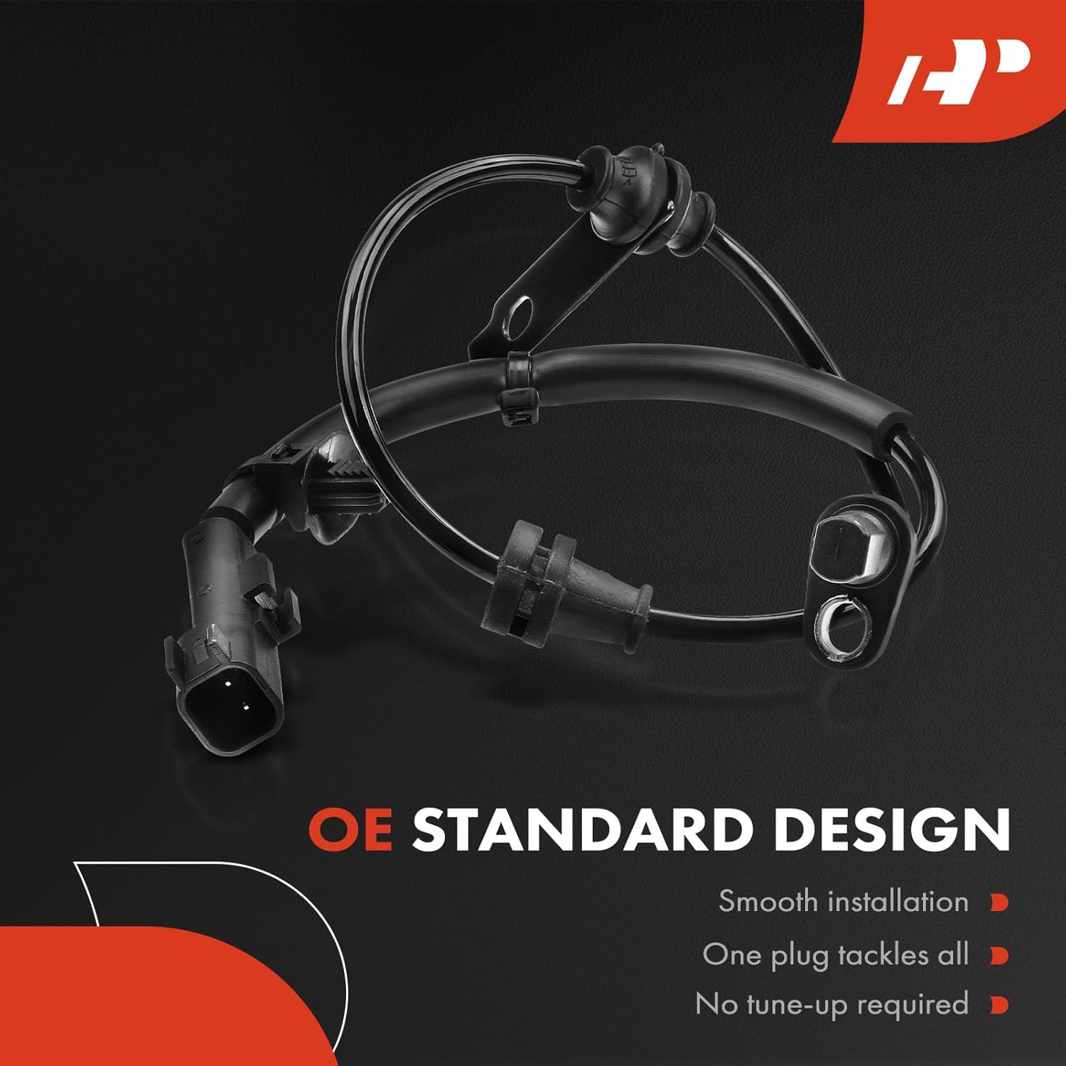 A-Premium 2PCS Rear ABS Wheel Speed Sensor for Ford Fusion, Edge 2014-2018 & Lincoln MKZ 2014-2016, MKX 2016-2018 [FWD, without Automated Parking Assist] - Rear Driver & Passenger Side