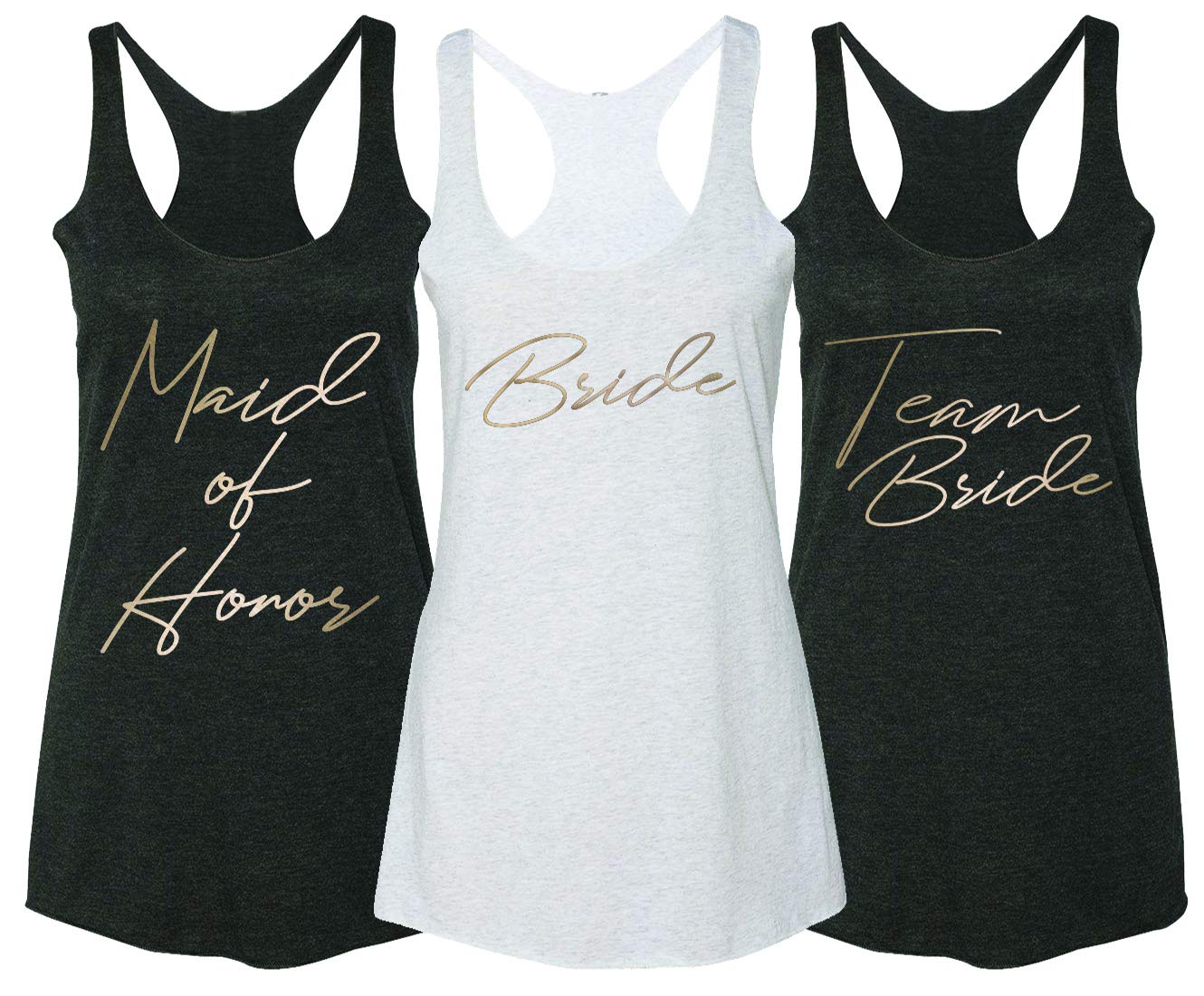 Emdem ApparelTeam Bride Bridal Womens Racerback Tank Top, Bachelorette Bridal Party Wedding Gift