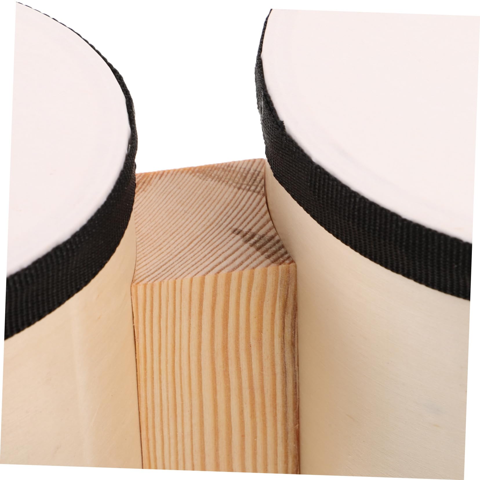 Toyvian Holz-bongos zum Üben und Handtrommeln mit Holzschlägeln Perkussionstrommel für Erwachsene und Musik-bongos für Musikalischen Unterricht