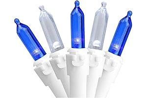 Northlight 50-Count Blue and White Christmas Lights